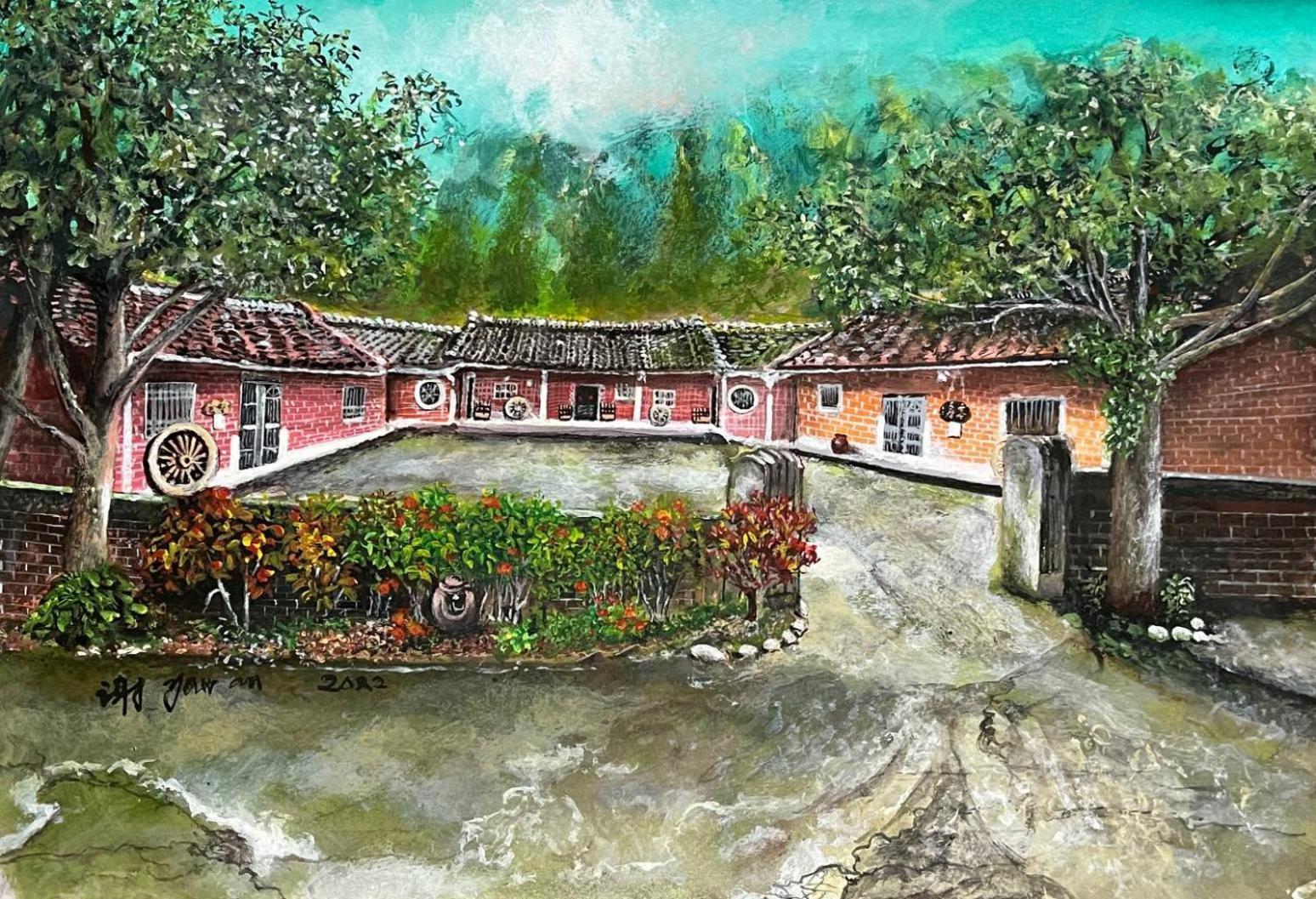 Hong Wa Cuo南投埔里紅瓦厝山居民宿 Extérieur photo